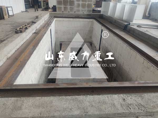 1600噸油壓機熱處理現場圖